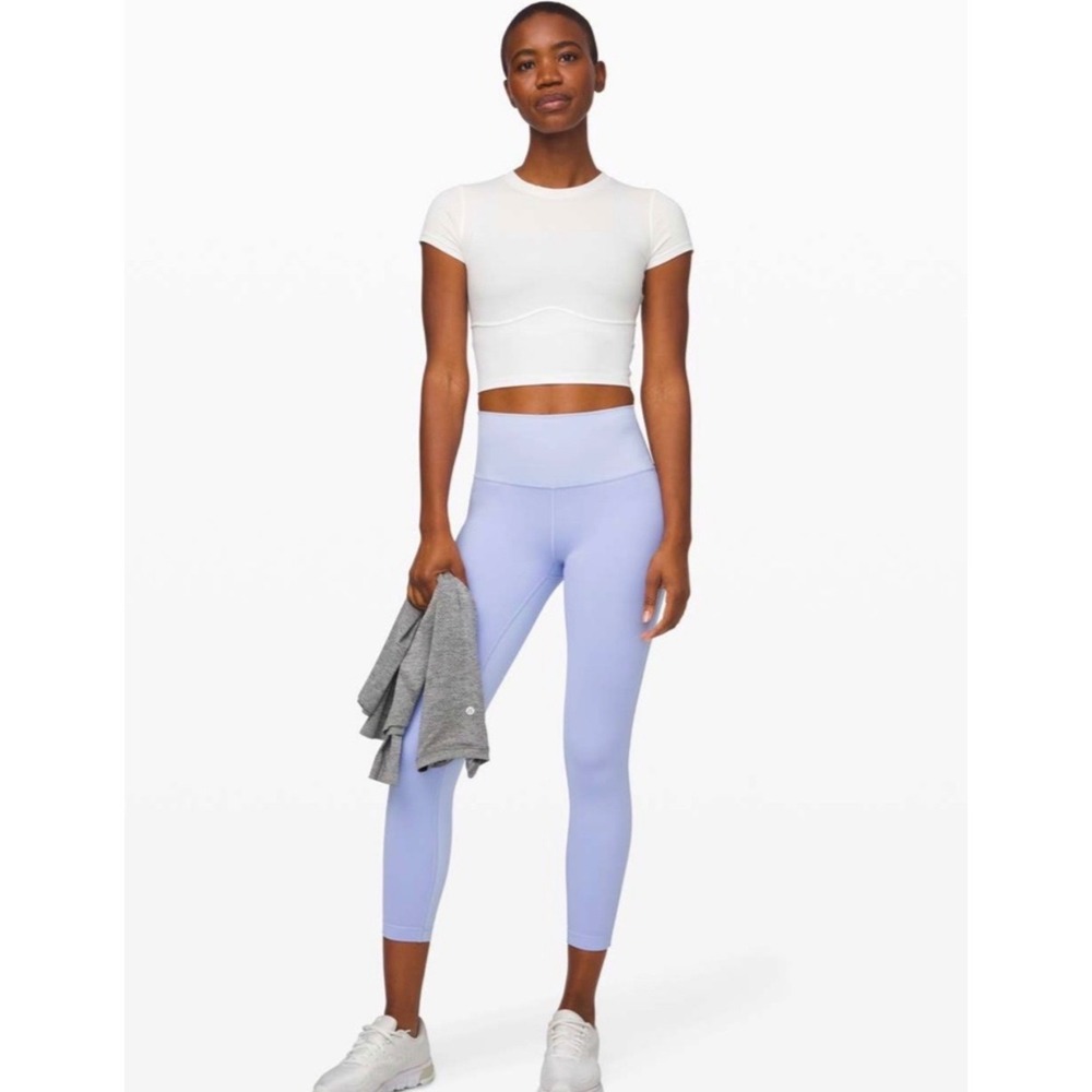 Lululemon Women's 6 Wunder Under High-Rise 25" Lavender Dusk Luxtreme Leggings